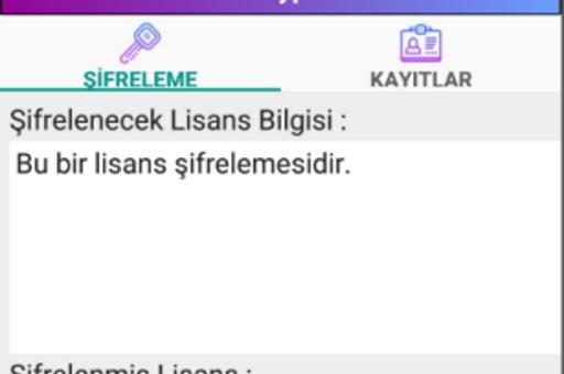 CryptoNH Lisans Şifreleme